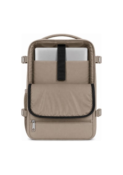 Classone Xyz Serisi Tr-100c Kabin Boy ,uçak İçi , Ergonomik, Laptop Ve Tablet Bölmeli, Seyahat, Valiz, 15 -18 İnch Uyumlu Notebook, Laptop Sırt Çantası Camel