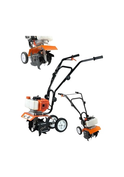 Pro Alman Seri Turbo 3 Hp Çelik Dişli Bakır Sargılı Benzinli Çapa Makinesi Çapalama