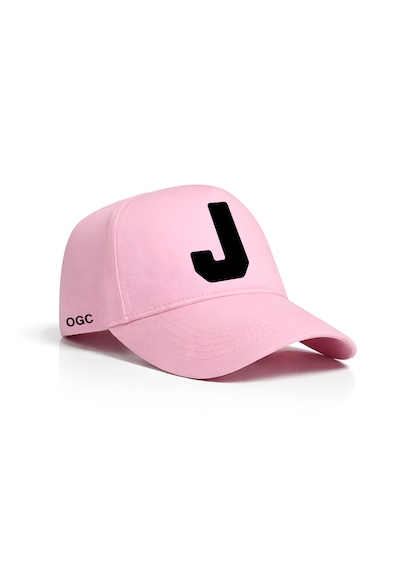 Ogc J Harfi Unisex Şapka Pembe