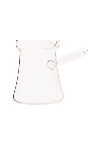 Cheff Star Düz Borosilikat Cam Cezve - Şeffaf - 400 Ml Çok Renkli