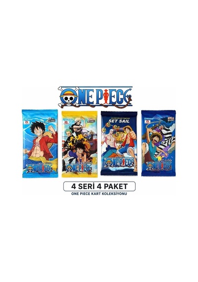 Cantex Tech One Piece Oyun Kartı Özel 4 Seri Bir Arada 4 Paket Versiyon 3