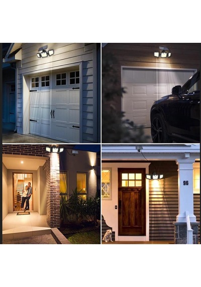 Güneş Enerjili Hareket Sensörlü, 3 Taraflı 171 Cob Led Aydınlatma/gt-sl15