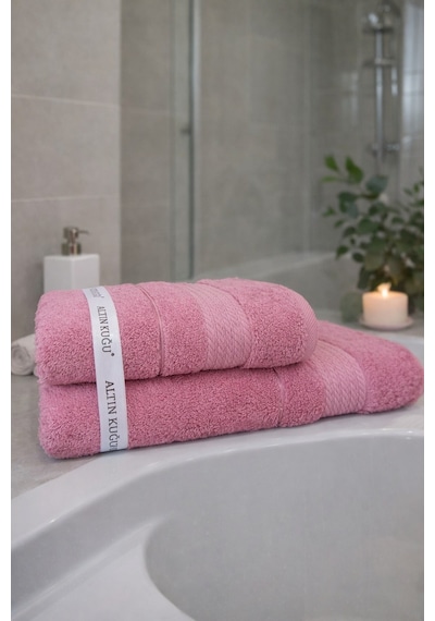 Trendy 2'li Havlu Seti-k.pembe
