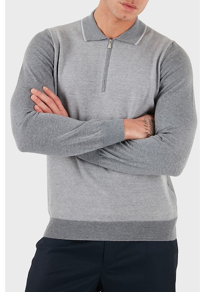 Gran Sasso Erkek Polo Yaka Kazak 43108 14713 090 Gri Gri