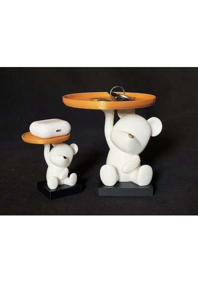 Ayıcık Tasarımlı Çok Amaçlı Dekoratif Stand Büyük Boy