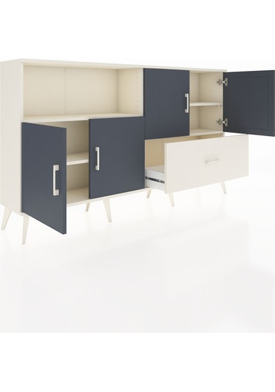 Arges Konsol 4 Raflı Tek Çekmeceli 4 Kapaklı 176x30x99 Aytaşı-ant Aytaşı-antrasit/aytaşı Arges Konsol 4 Raflı Tek Çekmeceli 4 Kapaklı 176x30x99 Aytaşı-ant Aytaşı-antrasit/aytaşı