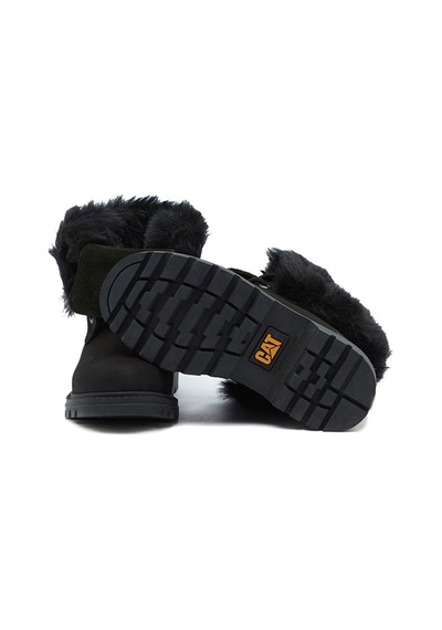 Caterpillar Utah Fur Wp Çocuk Bot Siyah