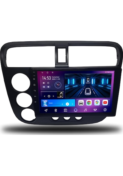 Carplayer Honda Civic V-tec 2001-2006 Uyumlu Android Multimedya 6gb Ram 128gb Hafıza