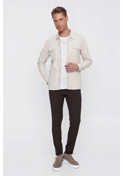 Efor C 618 Slim Fit Taş Spor Ceket Taş