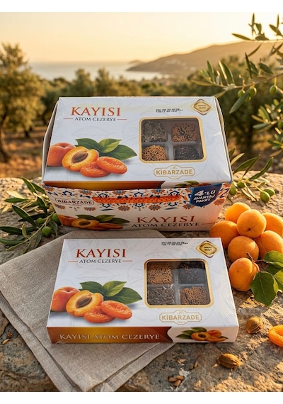 Kayısı Atom Cezerye 4'lü Çanta 125 Gr X 4