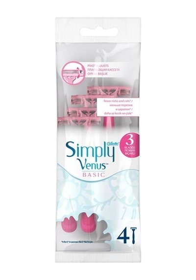 Simple Venüs 3 Basic 4lü Poşet