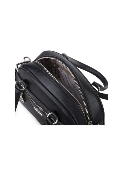 Nas Bag Kadın Şık El Ve Postacı Çanta En 22 Cm , Boy 16 Cm Siyah