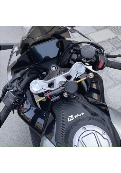 Cfmoto 450sr Gidon Koruma Damla Sticker Karbon Modeli