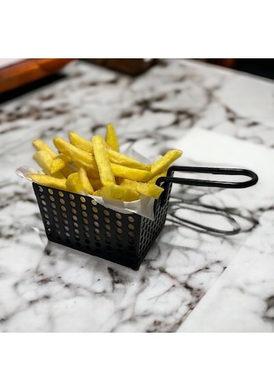 Mini Patateslik, Firütöz Sepeti, Patates Kızartma Sunum Sepeti, Cafe, Restaurant Burger Sunum, Servis Ekipmanı Model Diğer