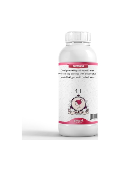 Premium Okaliptuslu Beyaz Sabun Esansı 1 Litre
