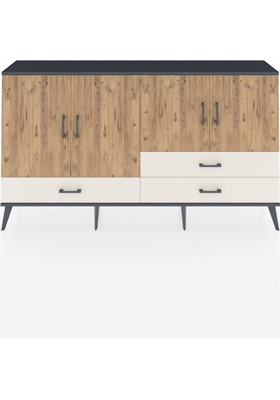 Arges Konsol 5 Raflı 3 Çekmeceli 4 Kapaklı 176x30x99 Antrasit-çam Antrasit-çam/aytaşı Arges Konsol 5 Raflı 3 Çekmeceli 4 Kapaklı 176x30x99 Antrasit-çam Antrasit-çam/aytaşı
