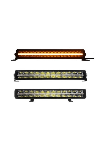 Space Offroad Sis Lambası 55,9 Cm Beyaz Beyaz-sarı Gündüz Ledli 120w 12-36v Adet / Lass361-1