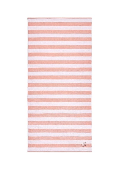 Özdilek Tarzy Line Plaj Havlusu 70x150 -mercan
