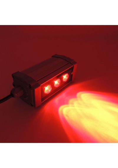 Led Aydınlatma Wall Washer Duvar Boyama 10 Cm 3w Kırmızı