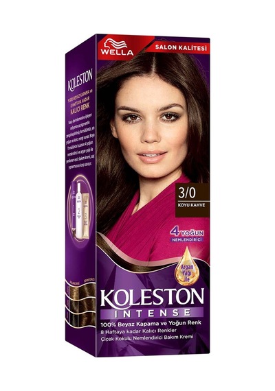 Koleston Intense 3/0 Koyu Kahve - 5 Adet Tarı