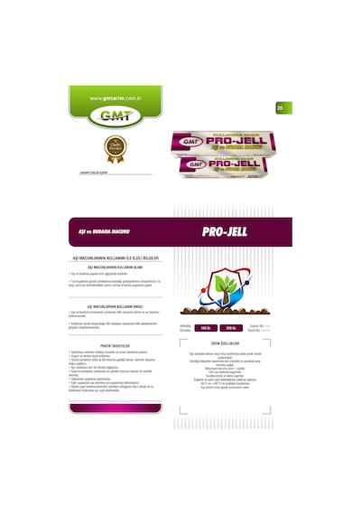 Gmt Pro-jell Aşı Ve Budama Macunu 100 Gr