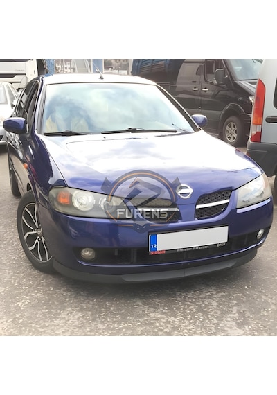 Nissan Almera 2000-2008 Uyumlu H Lip Esnek Ön Lip 2 Parça Karlık Ön Ek Tampon Altı Dill