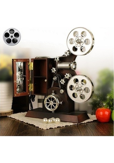 Film Makinesi Şeklinde Müzik Kutusu - Sinemaskop (271024824)