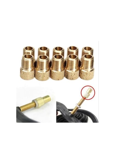 BAYGIN BİSİKLET Presta ince sibop çevirici/dönüştürücü adaptörü Sarı