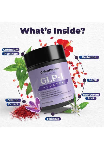 Colonbroom Glp-1 Booster 60 Kapsül Usa Menşeii Dmmedicineden Orijinal