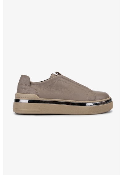 Valmenti Kadın Hakiki Deri Vizon Floter Sneakers & Spor Ayakkabı 1116 410 Bn Ayk Sk25-26 Vızon Fltr Vizon