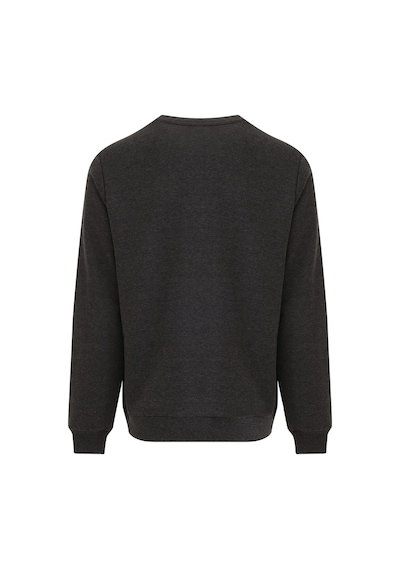 Reebok Identıty Bıg Logo Antrasit Erkek Sweatshirt Gri
