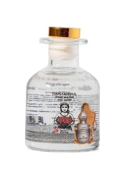 Fimstanbul İlk Sıkım %100 Saf Doğal Gül Suyu 150 Ml Rose Water - Cam Şişe Yaprak Taneli
