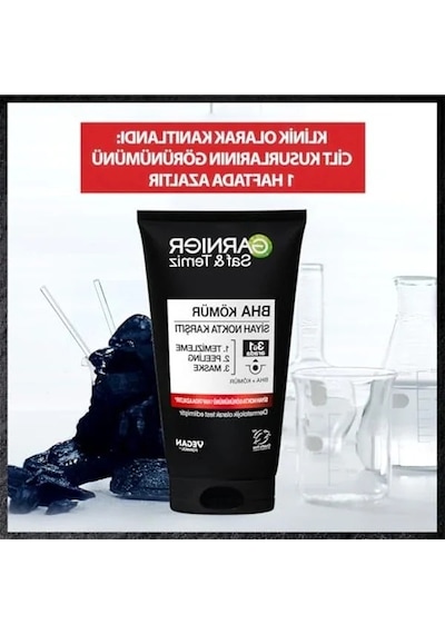 150 Ml Kömürlü Siyah Nokta Karşıtı 3'ü 1 Arada Temizleyici