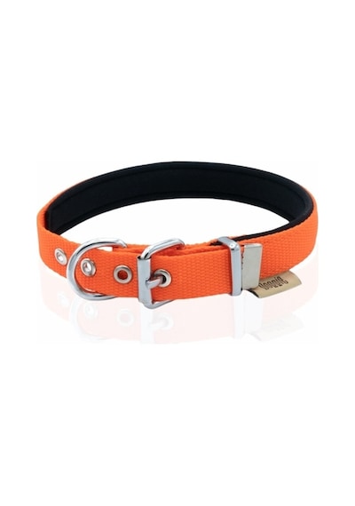 Doggie Konfor Dokuma Sade Boyun Tasması Turuncu 2 x 30-35 CM