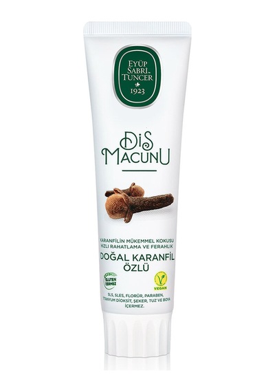 2 Adet Eyüp Sabri Tuncer Doğal Karanfil Özlü Diş Macunu 90 Ml