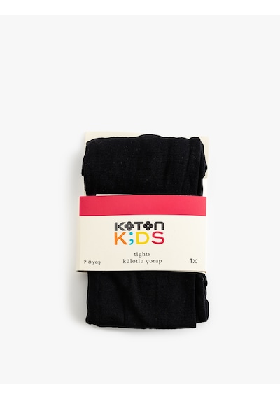 Koton Basic Külotlu Çorap Siyah 5wkg80008aa Siyah