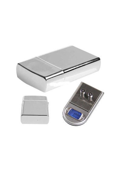 Diamond Zippo Çakmak Şeklinde Kutulu Mini Cep Hassas Dijital Terazi 200gr-0.01 Lisinya