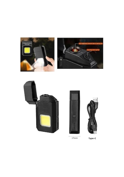 El Feneri Çakmaklı Cep Feneri Usb Şarjlı Küçük Fener Güçlü Işık Gs-4000ç El Feneri Çakmaklı Cep Feneri Usb Şarjlı Küçük Fener Güçlü Işık Gs-4000ç