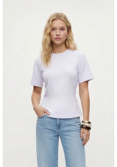 Ritnice Kadın Luma Belden Oturan Bağcıklı Ayarlanabilir Pamuk Beyaz T-shirt / Bluz Beyaz Ritnice Kadın Luma Belden Oturan Bağcıklı Ayarlanabilir Pamuk Beyaz T-shirt / Bluz Beyaz