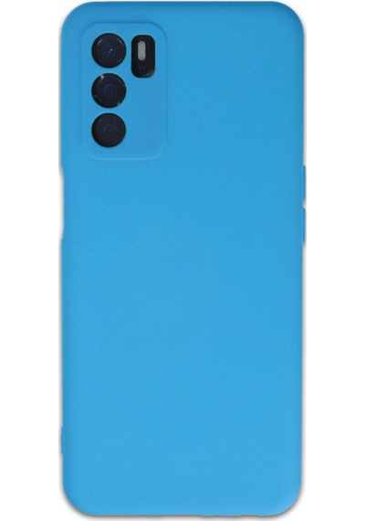 Newface - 419 - Oppo A55 Kılıf Nano İçi Kadife Silikon - Csmo-tex - - Mavi