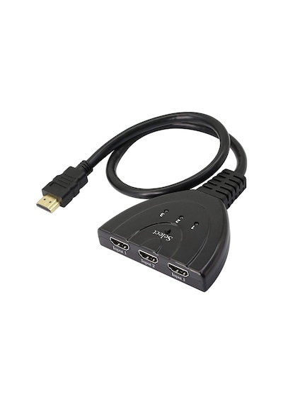 3 Port Hdmi Switch Hdmı Seçici Hdmi Giriş Çoklayıcı 3 In 1 Out