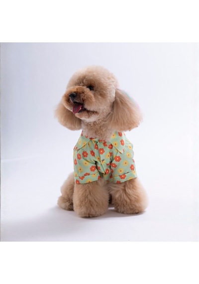 Florelle Kedi Köpek Gömleği - Kedi Köpek Kıyafeti-kedi Gömlek-köpek Gömlek