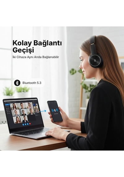 Ttec Soundlife Neo 2KM158 Bluetooth 5.3 Kulaküstü Kulaklık