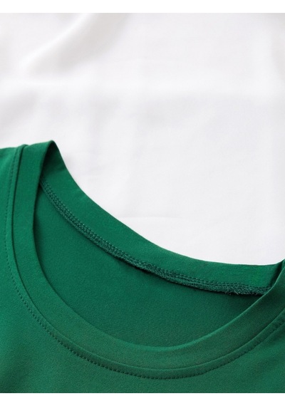 Uyguntarz Unisex Smile Baskılı Tasarım Tshirt Yeşil