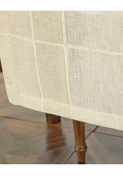 Luxe Keten Runner Bej Bej