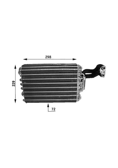 Mahle Evaporator Mercedes W124 S124 C124 Ae31000s A1248300658