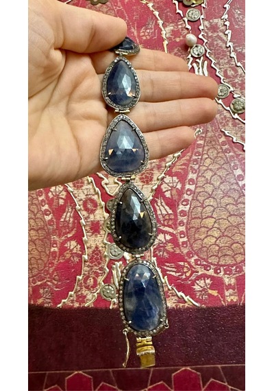Slice Safir Elmas Bileklik