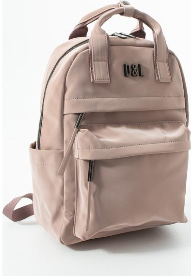 Baginn Kadın Sırt Çantası Nubuk-süet Dokulu Vegan Deri 37 27 Cm İster Elde İster Sırtta Fonksiyonel 19b Pudra