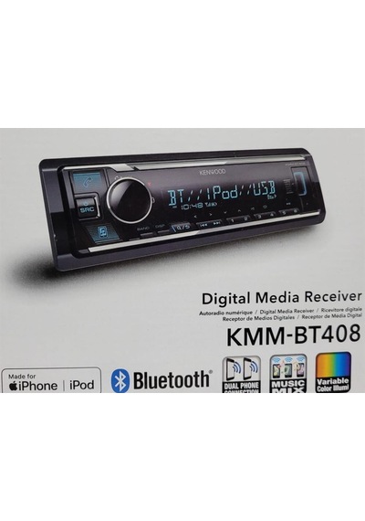 Kenwood Kmm-bt408 Bluetooth Usb 3 Anfi Çıkışlı Oto Teyp-77038
