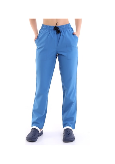 Alpaka Pantolon Bel Lastikli - 36 Saü Mavi-7092